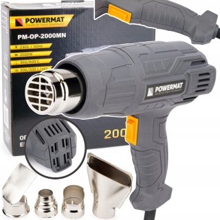 Teplovzdušná pištoľ Powermat 2000 W 230 V 600 °C
